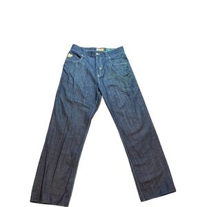 Akademiks Dark Blue Bootcut Jeans